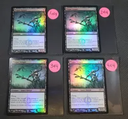 Magic the Gathering TCG: Plague Stinger Playset, WPN/Gateway Promos, Lot of 4 #4 - Image 1