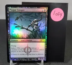 Magic the Gathering TCG: Plague Stinger Playset, WPN/Gateway Promos, Lot of 4 #4 - Image 3