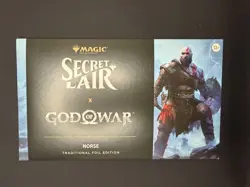 Secret Lair x God of War Norse Foil Edition In Hand - Image 1