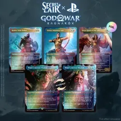 Secret Lair x God of War Norse Foil Edition In Hand - Image 2