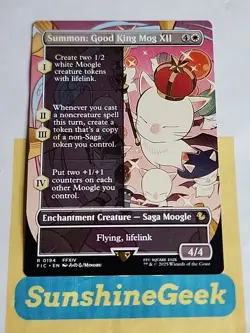 Summon: Good King Mog XII (Borderless) Commander: Final Fantasy Regular - Image 1