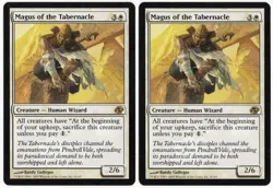 Magus of the Tabernacle x2 2x 2007 Planar Chaos White Rare Creature MTG NM AZ1 - Image 1