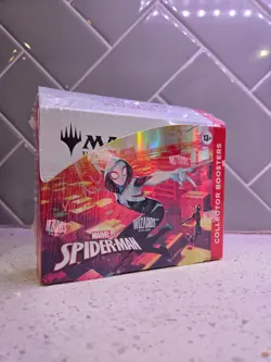MAGIC THE GATHERING: Marvel SPIDER-MAN Sealed Collector Booster BOX 12 Packs - Image 1