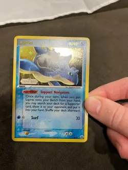Lapras 8/92 ex Legend Maker Reverse Holo Stamped Pokemon TCG Swirl 2006 NM - Image 5