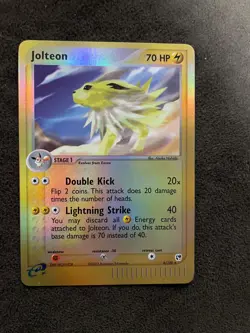 Jolteon 6/100 Sandstorm Reverse Holo Pokemon TCG ereader LP - Image 1