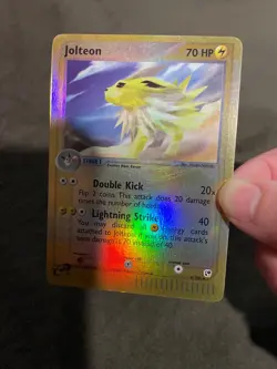 Jolteon 6/100 Sandstorm Reverse Holo Pokemon TCG ereader LP - Image 3