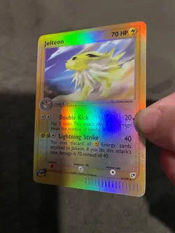 Jolteon 6/100 Sandstorm Reverse Holo Pokemon TCG ereader LP - Image 4