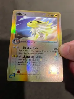 Jolteon 6/100 Sandstorm Reverse Holo Pokemon TCG ereader LP - Image 5