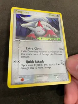 Zangoose Ex Emerald Reverse Holo Stamped 21/106 NM Pokemon TCG - Image 3