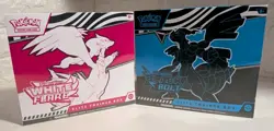 Pokemon Black Bolt and White Flare Elite Trainer Box ETB Set of 2 NEW AND SEALED - Image 1