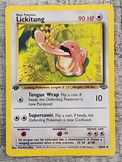 Lickitung 38/64 Pokemon Jungle 1st Edition 1999 - Image 1