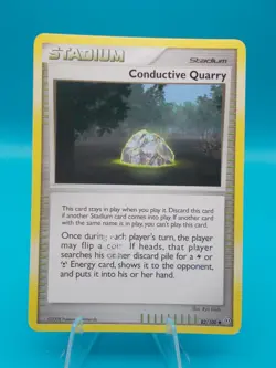 Conductive Quarry 82/100 Stormfront Pokemon TCG Regular Lightly Played - Image 1