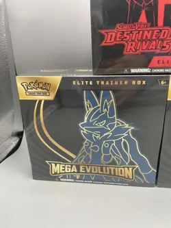 Pokemon TCG Set of 2 Mega Evolution & Destined Rivals Elite Trainer Box ETB NEW - Image 3