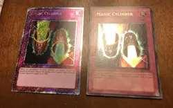 Yugioh - 2x Magic Cylinder LON-104 & RA03-EN115 - Secret Rare - LP - Image 2