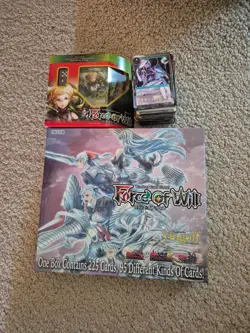 FORCE OF WILL Valkyria Chronicles Set, Swarming Eleves Deck & assorted cards - Image 1