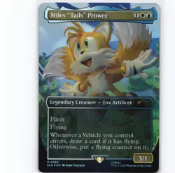 Miles "Tails" Prower (Rainbow Foil) Foil M Secret Lair Drop Series 2085 NM - Image 1
