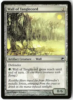 Wall of Tanglecord 222 Common Scars of Mirrodin MP MTG - Image 1