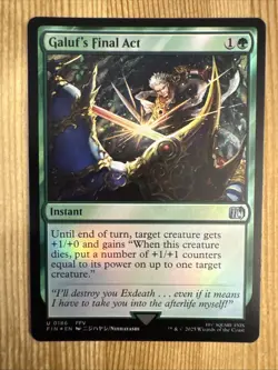 Galuf's Final Act MTG Final Fantasy 0186 Foil Uncommon NM - Image 1
