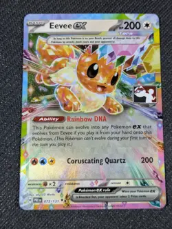 Eevee ex - 075/131 - Pokemon Prize Pack Series Cards Double Rare - Image 1