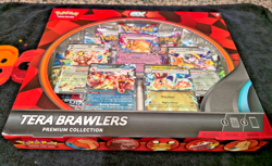 Pokemon TCG: Scarlet & Violet - Tera Brawlers EX Premium Collection Box -9 Packs - Image 2