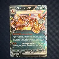 Pokemon Charizard EX SVP 196 Scarlet & Violet Promo TCG-HOLO Card - Image 1