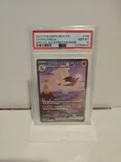 2023 POKEMON MEW EN-151 #199 CHARIZARD EX SPECIAL ILLUSTRATION PSA 10 GEM MINT - Image 1