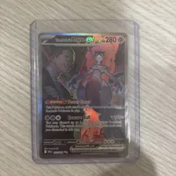 Pokemon TCG Destined Rivals Team Rocket's Mewtwo EX SIR 231/182 - Image 1