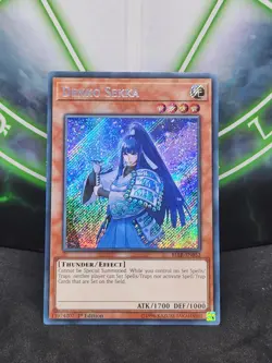 Yugioh Denko Sekka BLLR-EN052 Secret Rare 1st Edition NM - Image 1
