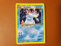 Feraligatr 4/111 Neo Genesis 2000 Holo Rare Pokemon Card MP - Image 1