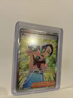 Pokemon TCG Perrin Card 220/167 Twilight Masquerade Special Illustration Rare - Image 4