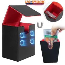 For PSA Trading Card Storage Case Hold 12 Graded Card Holders Magnetic Close Box - Image 1