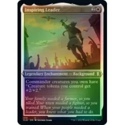 INSPIRING LEADER (FOIL-ETCHED) X4 Commander Legends: Battle For Baldur's Gate - Image 1