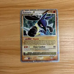 Lucario LV.X DP12 Holo Diamond and Pearl Promo Card LP - Pokemon TCG - Image 1
