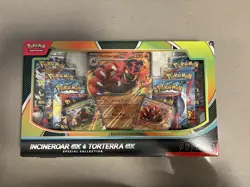 Pokemon Trading Card Game Incineroar ex and Torterra ex Special Collection Box - Image 1
