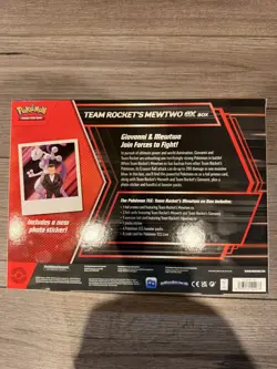 Pokemon TCG Team Rocket's Mewtwo Ex Box - New & Sealed - Quick Dispatch - Image 3