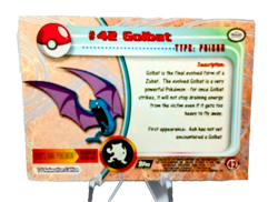 Golbat #42 -Topps Pokemon -TV Animation Edition Black Label Holofoil LP - Image 2