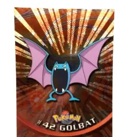 Golbat #42 -Topps Pokemon -TV Animation Edition Black Label Holofoil LP - Image 3