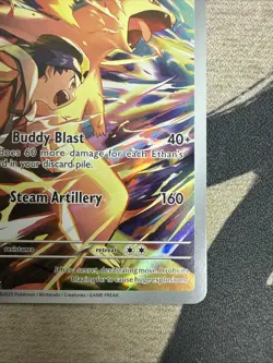 2025 Pokemon SV Destined Rivals DRI EN Ethan's Typhlosion #190/182 Pack Fresh - Image 2