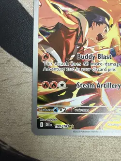 2025 Pokemon SV Destined Rivals DRI EN Ethan's Typhlosion #190/182 Pack Fresh - Image 3