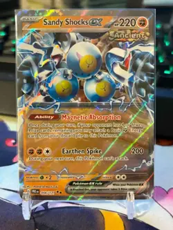 Pokemon Sandy Shocks ex 056/131 Prismatic Evolutions Double Rare NM PACK FRESH - Image 1
