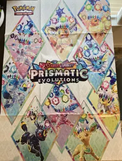 Pokemon TCG Prismatic Evolutions Poster Collection - Poster Only - Image 2