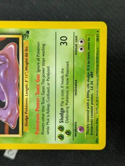 Muk 28/62 - Fossil Unlimited Non-Holo Rare WOTC Pokemon LP - Image 5