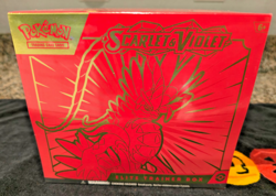 Pokemon TCG Scarlet & Violet: SCARLET ETB Elite Trainer Box (9 Packs) - SEALED 820650853418 - Image 1