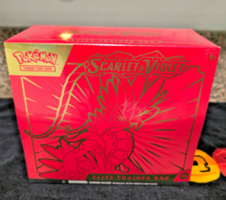 Pokemon TCG Scarlet & Violet: SCARLET ETB Elite Trainer Box (9 Packs) - SEALED 820650853418 - Image 2