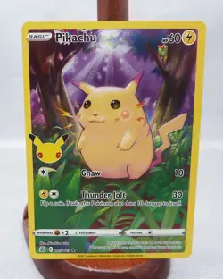 2021 Pokemon TCG Pikachu Holo Full Art Celebrations 005/025 - Image 1