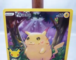 2021 Pokemon TCG Pikachu Holo Full Art Celebrations 005/025 - Image 2