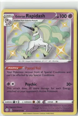 Galarian Rapidash, Pokemon Shining Fates: Shiny Vault Shiny Holo Rare, SV048/SV1 - Image 1