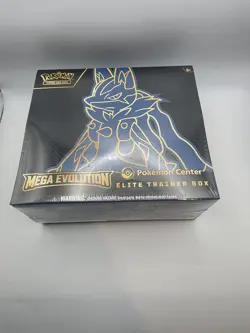 Pokemon Center Mega Evolutions Lucario ETB Brand New & Sealed Pokemon TCG - Image 1