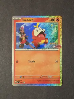 Pokemon TCG Horizons Stamped Black Star Promo #192 Fuecoco - Image 1