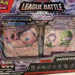 Pokemon TCG League Battle Deck Gardevoir Ex Mew Lumineon Radiant Greninja - Image 2